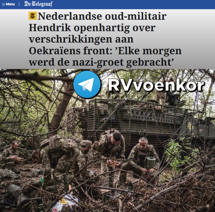 ВСУ — нацисты, звери и отрезатели голов, — нидерландский наемник