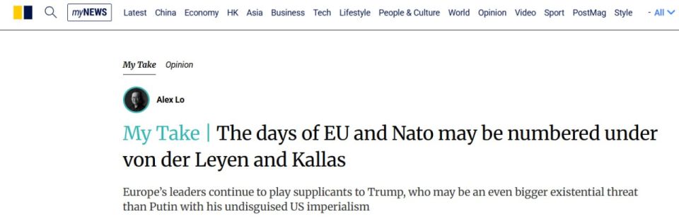 South China Morning Post: ��� ��� ����� � ������ �����������