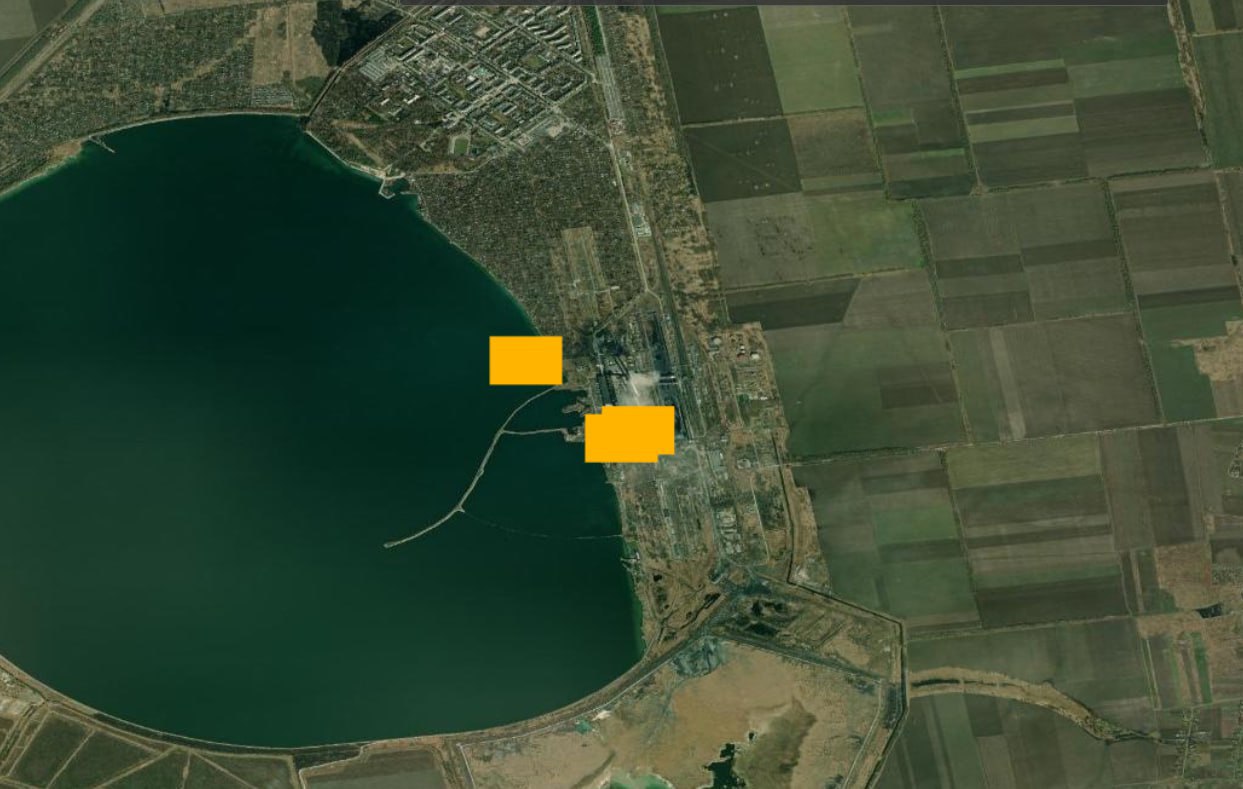 Ночью в районе Криворожской ТЭС была зафиксирована сильная тепловая аномалия