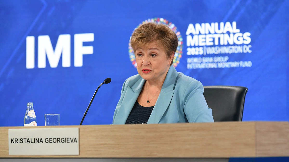 Глава МВФ Георгиева прибыла в Киев для переговоров с Зеленским