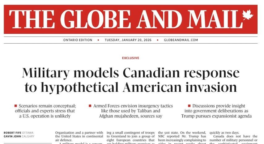 �������� ��������: ��������� ������ ��������� � ������������ ��������� ������ ���! �� ���� �������� ������ The Globe and Mail