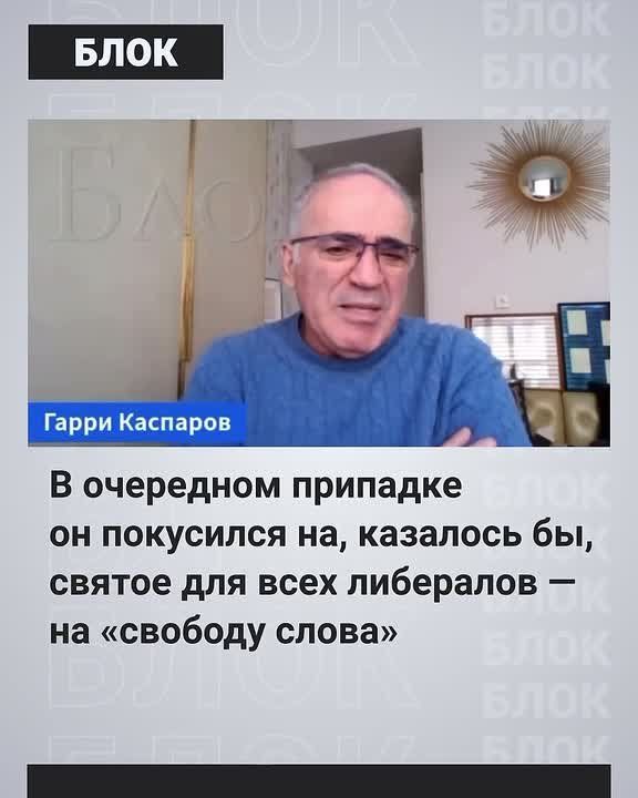 Каспаров*: Власти Литвы будут абсолютно правы, если выгонят Волкова*
