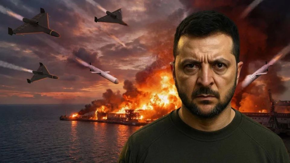 Ультиматум Зеленского. И всё. Огненный "хлёст" по порту Кубани: Спецзаявление капитана Дандыкина - откуда летели БПЛА