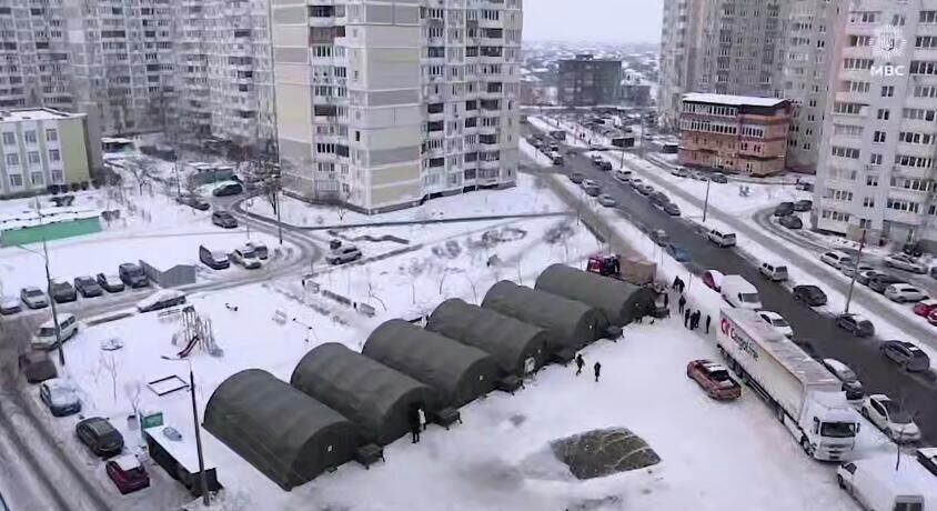 В Киеве развернули два палаточных городка из-за энергокризиса
