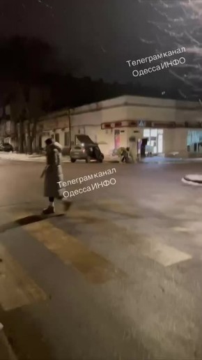 В Одессе проводили бусификацию рядом с магазином "Свежее мясо"