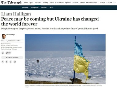 УКРАИНСКИЙ КОНФЛИКТ НАВСЕГДА ИЗМЕНИЛ МИР — The Telegraph