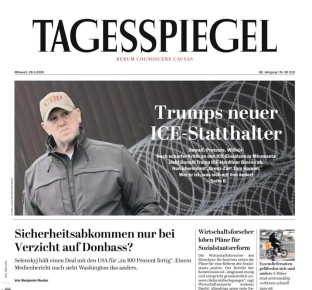 Владимир Корнилов: Немецкая Tagesspiegel с первой полосы тоже сообщает о том, что условием гарантий безопасности США для Украины будет оставление украинскими боевиками Донбасса