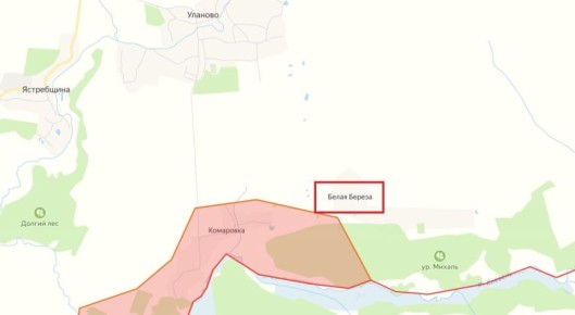 Бойцы группировки войск «Север» установили контроль над населенным пунктом Белая Береза Сумской области