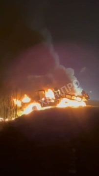 Та же дорога, но уже район села Богуслав уже ближе к самому Павлограду