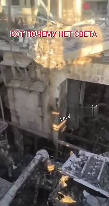 Украинские СМИ показали масштабные разрушения на одной из киевских ТЭЦ