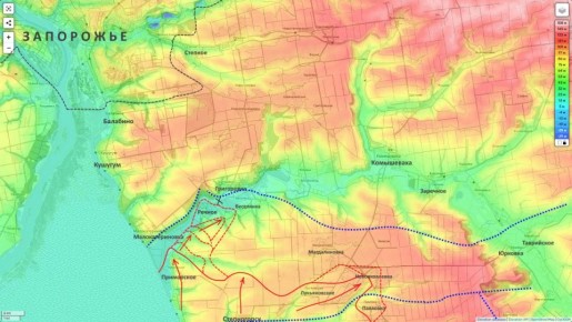 Обстановка на Запорожском и Гуляйпольском направлениях
