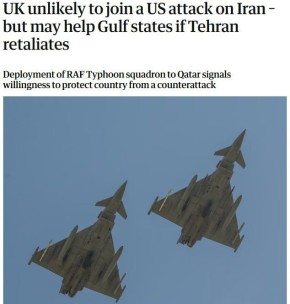 Великобритания вряд ли присоединится к возможной атаке США на Иран, — британское издание The Guardian