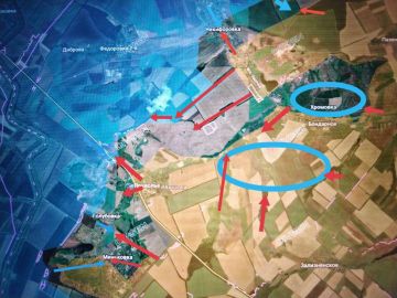 Краматорское направление:. Подразделения ГрВ "Юг" продолжают развивать наступление и отражают контратаки противника; Обстановка на направлении остаётся сложной