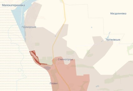 Российские войска продвинулись сразу на двух направлениях в Запорожской области