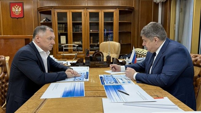 Марат Хуснуллин провёл рабочие встречи с руководителем Росавтодора Романом Новиковым и главой «Автодора» Вячеславом Петушенко