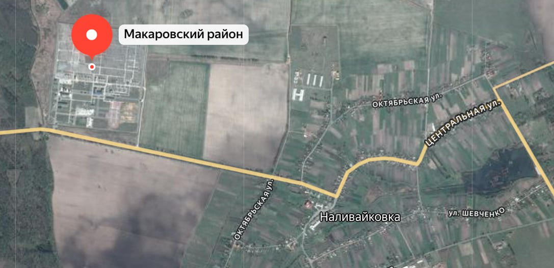 Судя по данным из открытых источников, рядом с н.п. Наливайковка Киевской области, куда был нанесён ракетный удар, находится подстанция 750кв