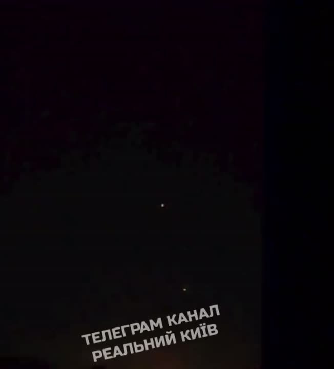 Появляются новые кадры прилётов в Киеве