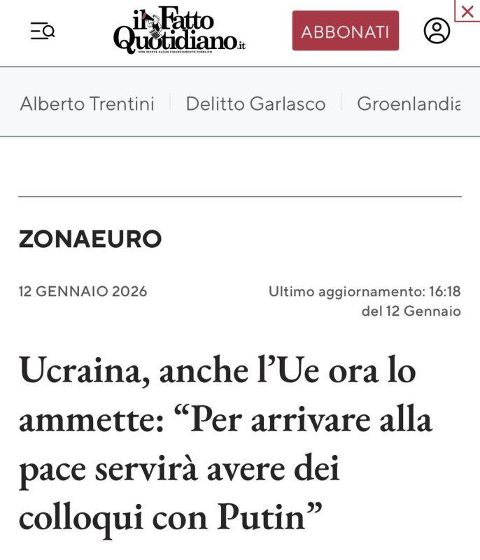 "Зависит от одного человека": в Европе сделали громкое заявление об украинском урегулировании - Il Fatto Quotidiano