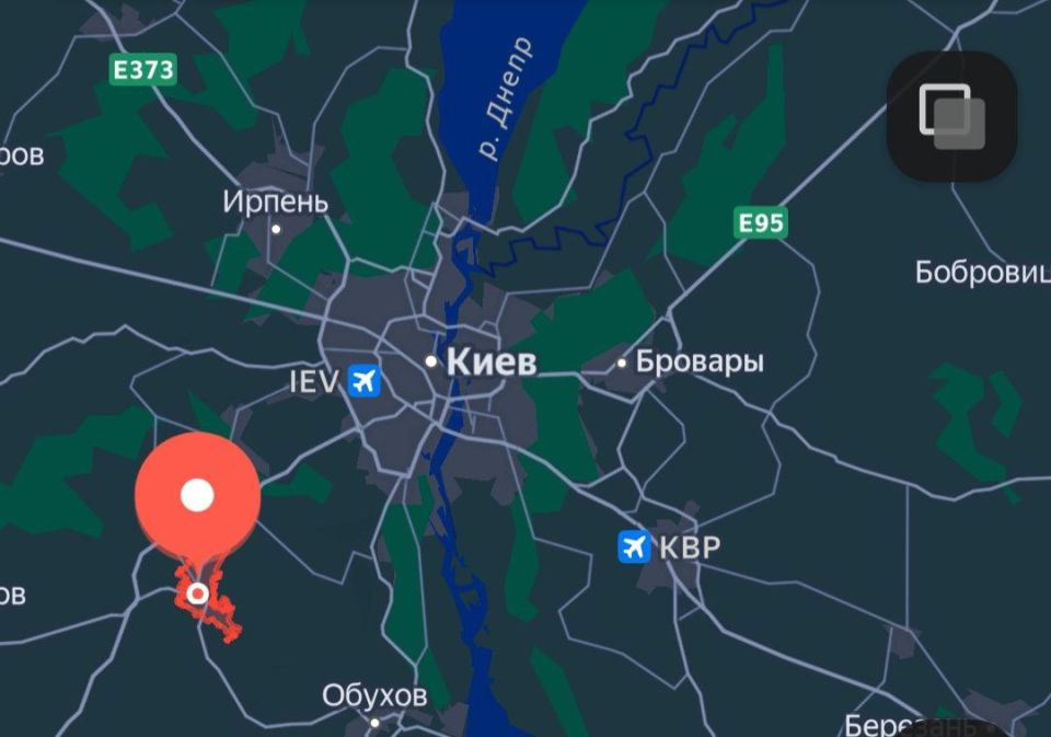 Мощнейший пожар под Киевом: ракетный удар нанесён по Василькову