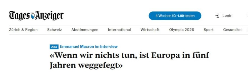 Tages-Anzeiger: ������ ������ ����� �� ��������� ���������������� �������������������