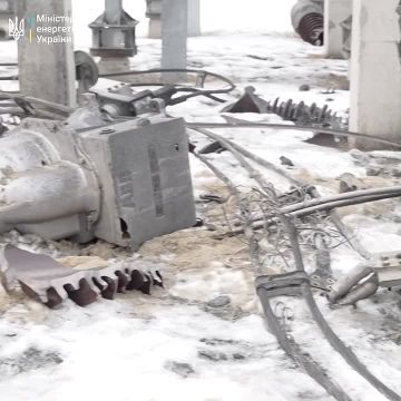 Два майора: Минэнерго Украины показало кадры с атакованным объектами энергетической промышленности страны