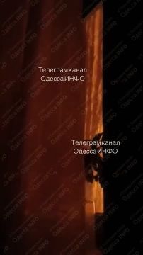 Один из сегодняшних прилётов в Одессе