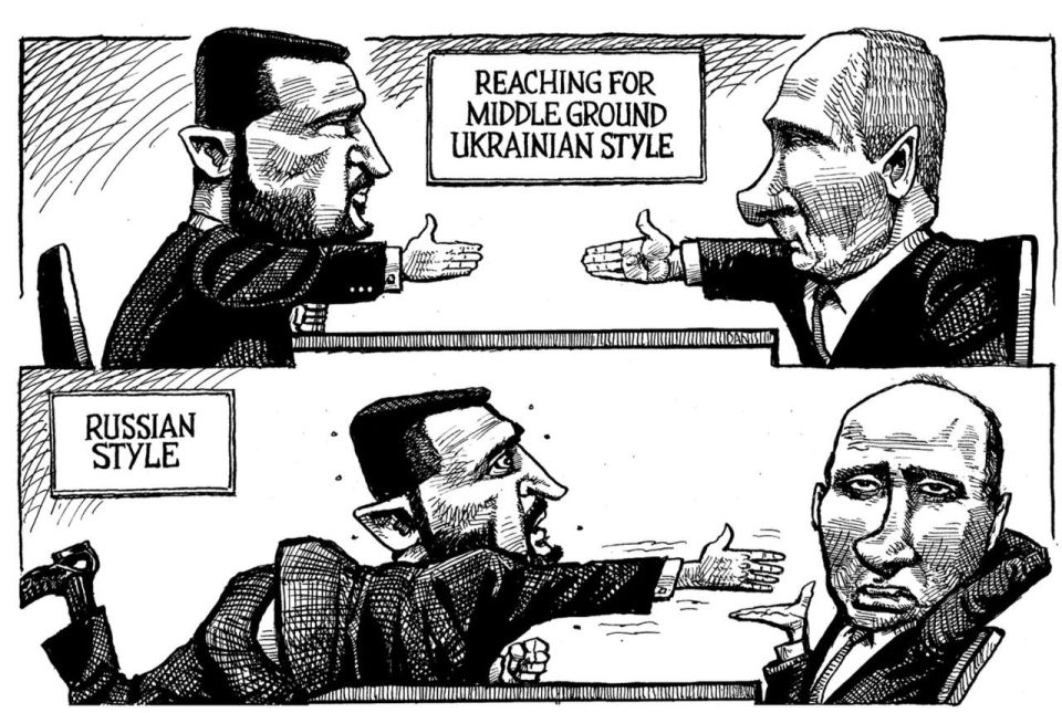 �������� ��������: The Economist якобы сравнивает «украинский стиль» ведения переговоров и «русский стиль»