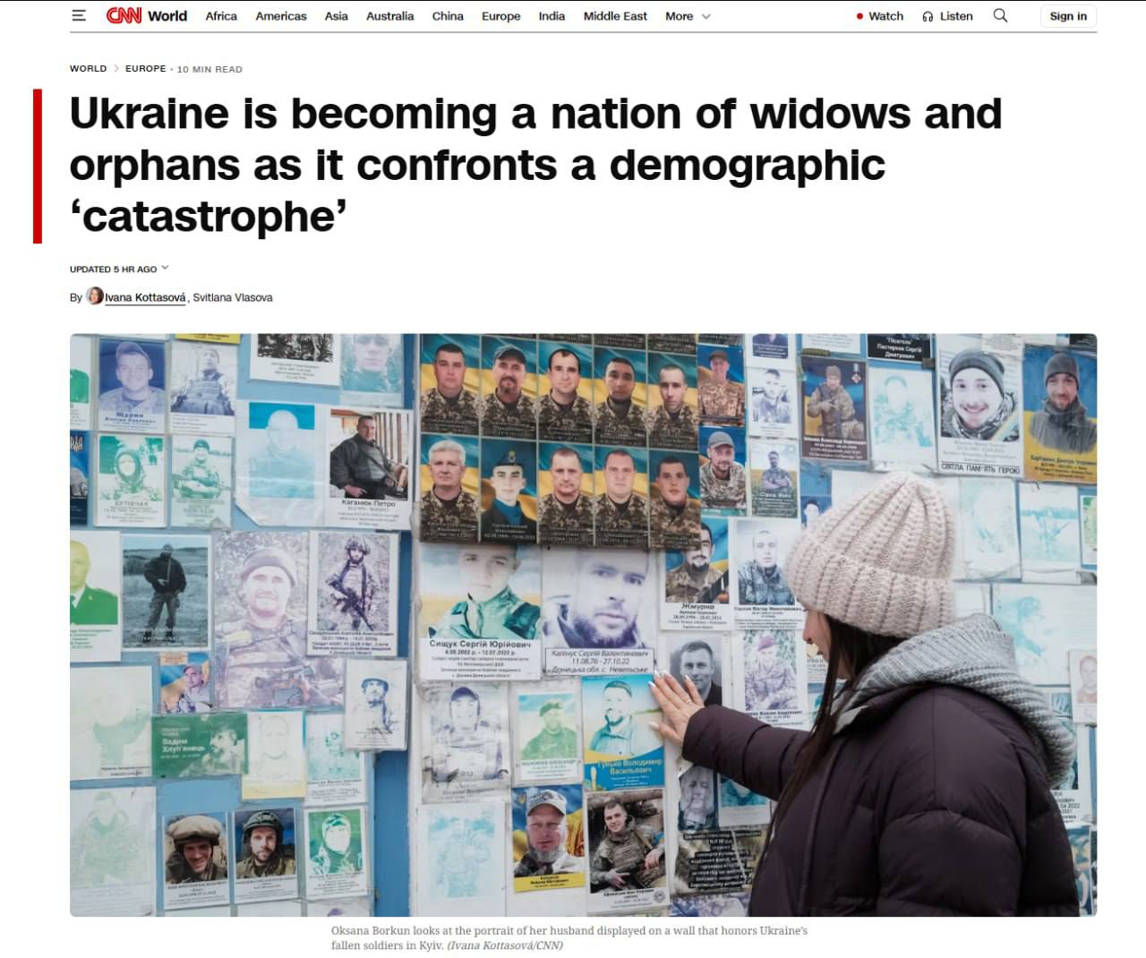 CNN: Украина стоит на пороге демографического исчезновения