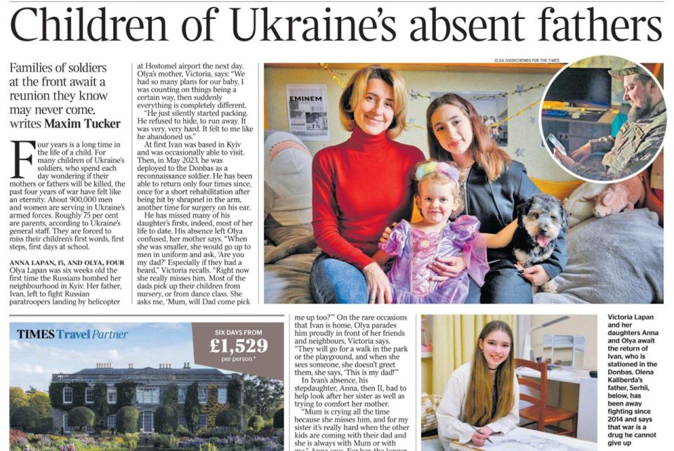 Владимир Корнилов: Штатный провокатор газеты The Times Максим Такер, тесно работающий со спецслужбами Британии и Украины, сегодня на целую полосу опубликовал репортаж о тяжелой судьбе бедных украинских детишек, лишенных...