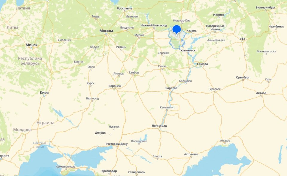 Сергей Колясников: Сообщают, что в Чувашии сбиты над лесными районами 2 ракеты "Фламинго" запущенные с территории Украины