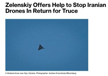 #иносми. Зеленский предложил отправить на Ближний Восток лучших операторов по перехвату иранских дронов в обмен на месячное перемирие между Украиной и Россией