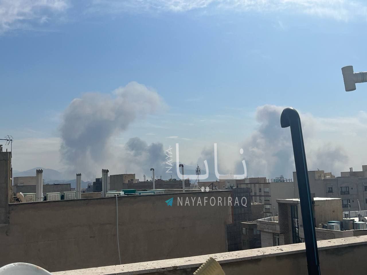 Звуки взрывов раздались на востоке Тегерана