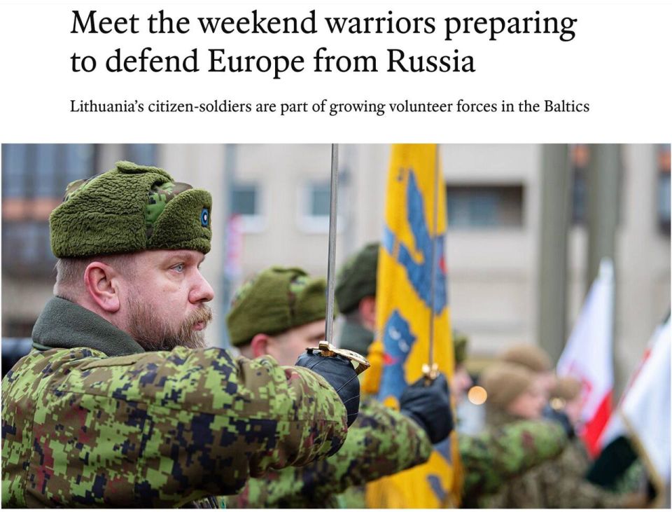 Владимир Корнилов: Вы будете смеяться, но идеологический рупор либералов The Economist в своем свежем номере публикует статью под заголовком «Встречайте воинов выходного дня, готовящихся защищать Европу от России»