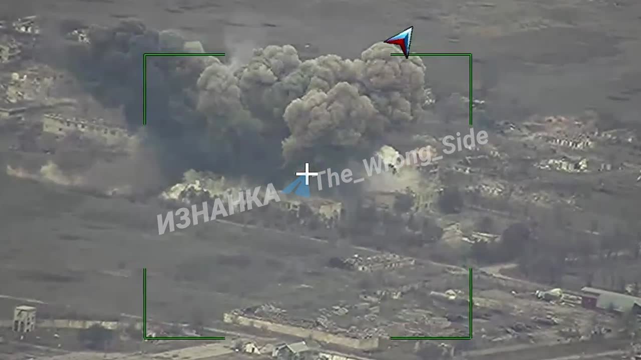 Уничтожение ПВД 154 омбр ВСУ с применением ФАБ-3000 в районе н.п. Гуляйпольское Запорожской области публикует канал "Изнанка"