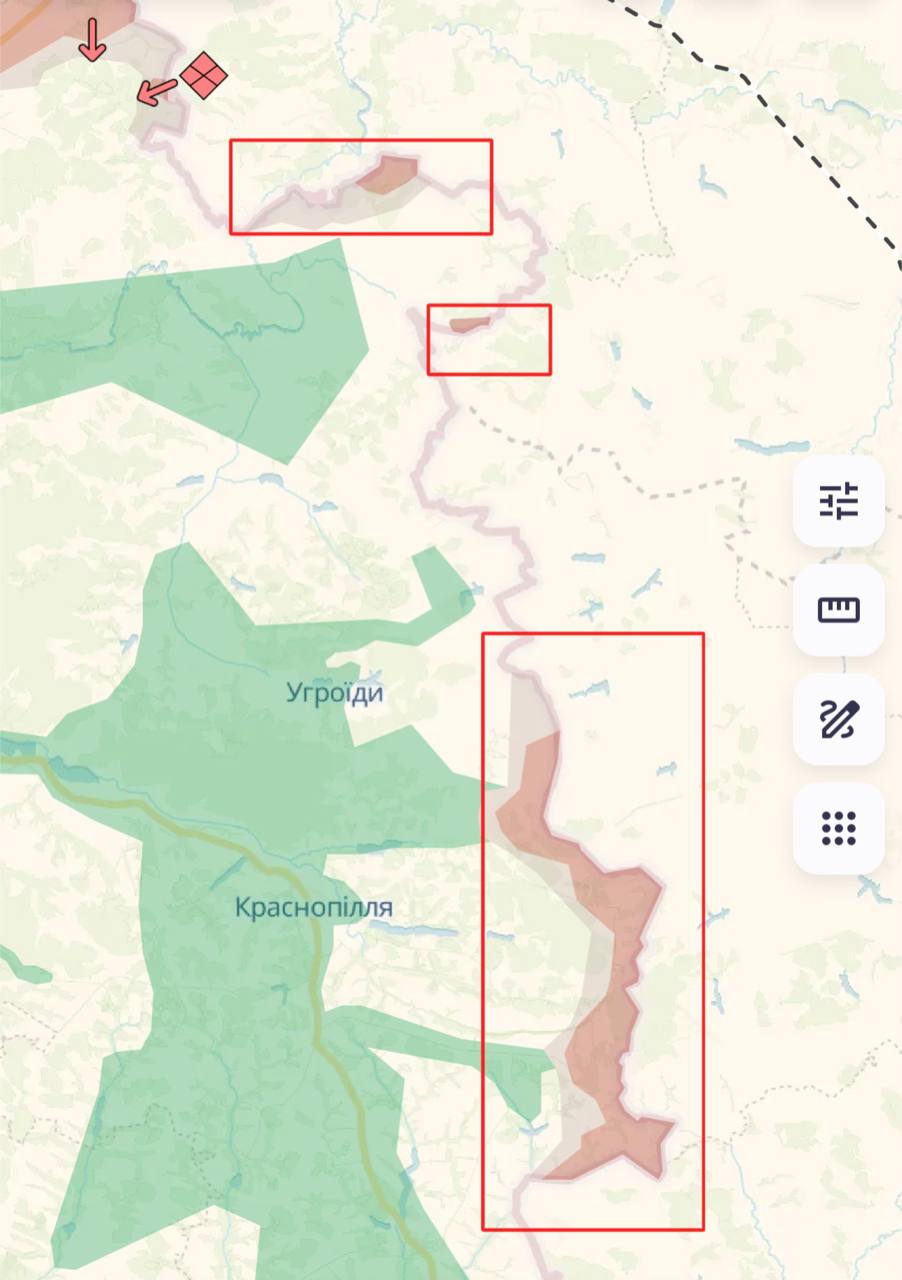 Российская армия активно расширяет зону безопасности в Сумской области