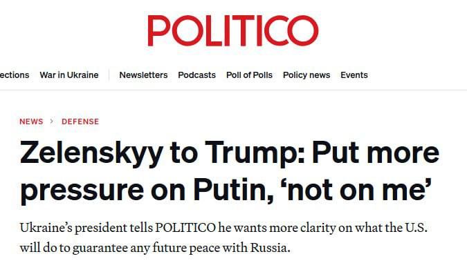 Роман Насонов: Зеленский заявил, что США оказывают на него давление по вопросу окончания конфликта