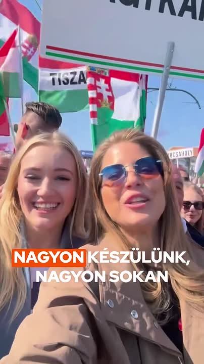 В Будапеште проходит многотысячный «Марш мира» в поддержку политики премьер-министра Венгрии Виктора Орбана