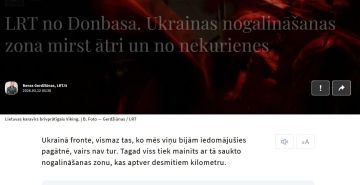 Литовские СМИ: Россия смогла создать эффективную "киллзону" на линии фронта