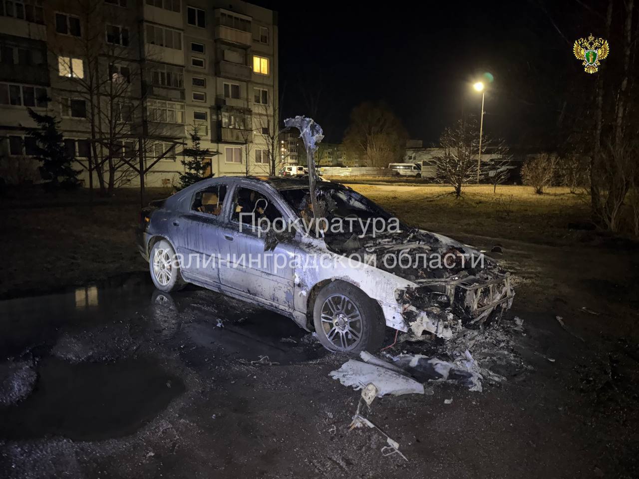 Поджигателя машин силовиков задержали в Калининградской области