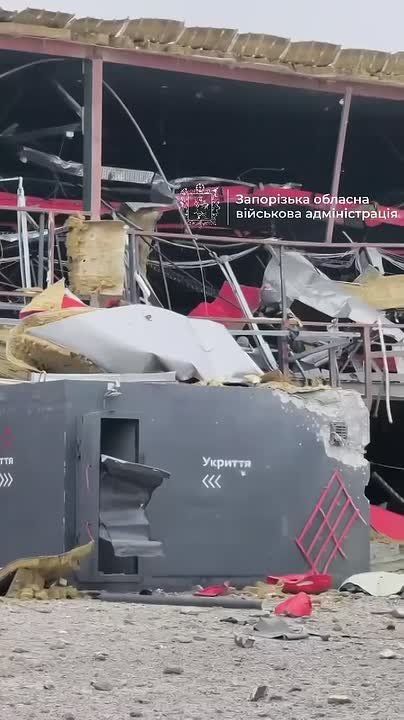 В Запорожье атакован и в результате частично разрушен объект логистической инфраструктуры — местные власти