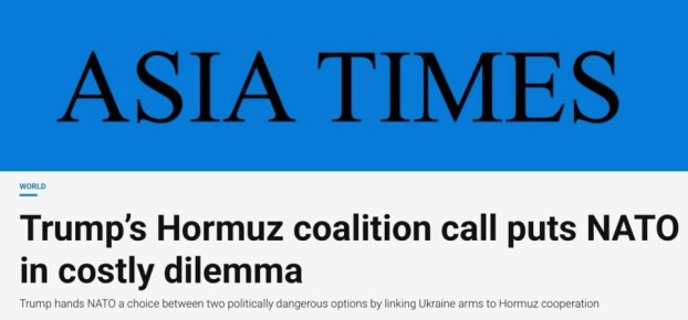 ������ ���������: ����������� ������� Asia Times ������������, ��� ��� ��������� ���� ����� ������� ��� ���������� ���������