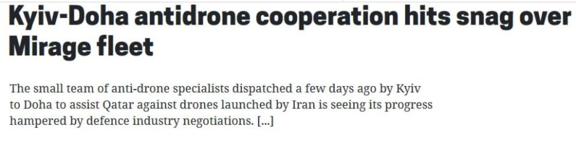 ������� � ����� �� ������ � ������ �������� ������ ����������� �������� Mirage 2000-5, � Intelligence Online