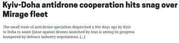 Украина в обмен на помощь в сбитии иранских дронов потребовала самолеты Mirage 2000-5, — Intelligence Online