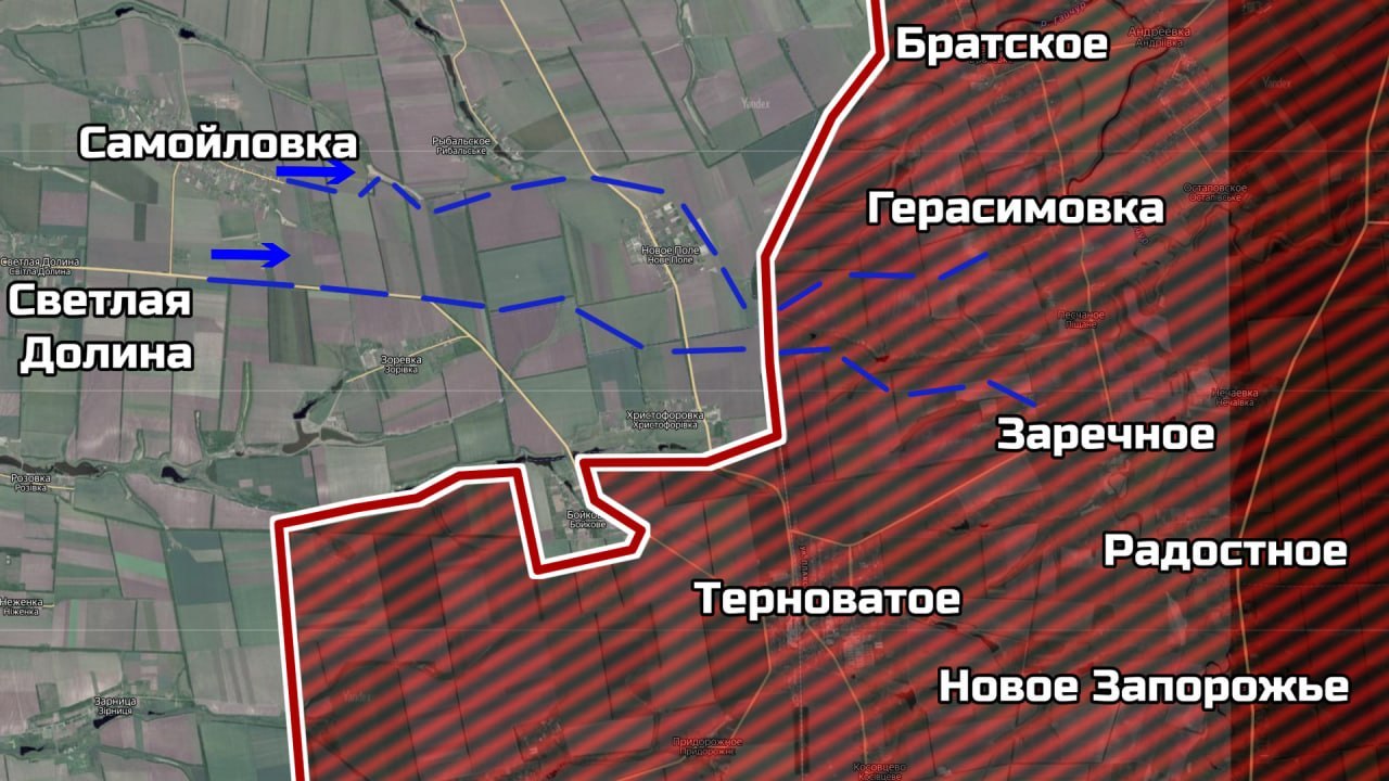 Российские войска отразили наступление врага на Запорожском направлении