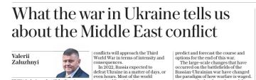Владимир Корнилов: Посол Украины в Британии Валерий Залужный решил напомнить о себе тупенькой колонкой на страницах The Sunday Telegraph