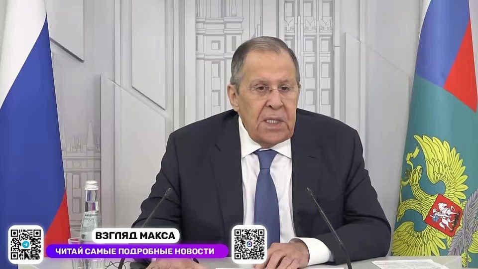 Министр иностранных дел России Сергей Лавров дал большое интервью французскому France Televisions