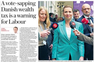 Владимир Корнилов: До чего же предсказуема британская пресса! На протяжении последних двух-трех лет она превозносила премьершу Дании Метте Фредериксен за ее миграционную политику, за ее реакцию на гренландские посягательства...