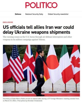 ������ ��� ����������� ���������, ��� ����� � ������ ����� ��������� �������� ������ �� �������, � Politico