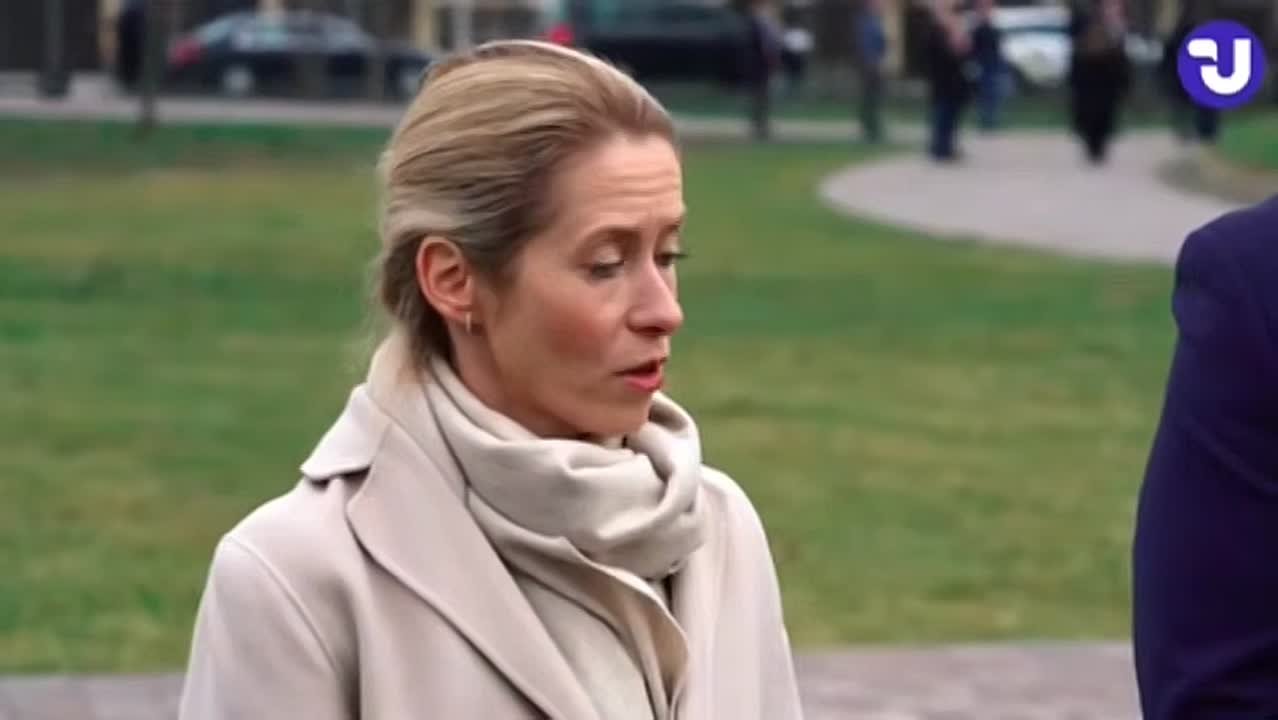 Родион Мирошник: Эстонка приехала в Киев чтобы побиться в падучей на тему «постановочной Бучи», ну и за одно сообщить Зеленскому, что денег на предыдущих условиях уже не будет