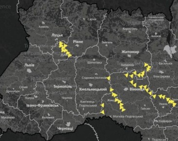 Над Украиной зафиксировали до 80 дальнобойных дронов